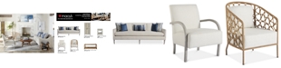 Furniture Coastal Fabric Sofa Collection